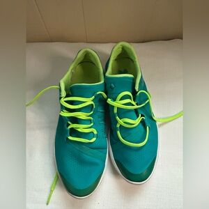 Under Armour Lime and Teal Athletic Shoes